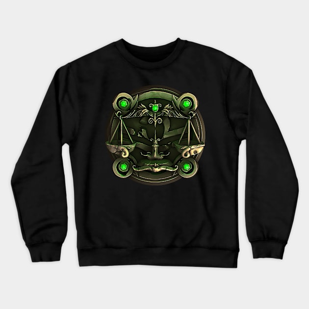 Zodiac - Libra Crewneck Sweatshirt by Map of Earth